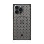 プレミアムスクエアケース with MagSafe［ CASEPLAY Crown dots Black - ケースプレイ・クラウン・ドッツ ブラック ］
