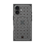 プレミアムスクエアケース with MagSafe［ CASEPLAY Crown dots Black - ケースプレイ・クラウン・ドッツ ブラック ］