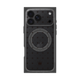 プレミアムスクエアケース with MagSafe［ CASEPLAY Crown dots Black - ケースプレイ・クラウン・ドッツ ブラック ］