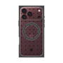 プレミアムスクエアケース with MagSafe［ CASEPLAY Crown dots Black - ケースプレイ・クラウン・ドッツ ブラック ］