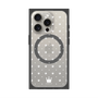 プレミアムスクエアケース with MagSafe［ CASEPLAY Crown dots White - ケースプレイ・クラウン・ドッツ ホワイト ］