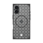 プレミアムスクエアケース with MagSafe［ CASEPLAY Crown dots White - ケースプレイ・クラウン・ドッツ ホワイト ］