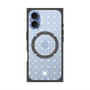プレミアムスクエアケース with MagSafe［ CASEPLAY Crown dots White - ケースプレイ・クラウン・ドッツ ホワイト ］