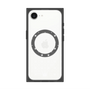 プレミアムスクエアケース with MagSafe［ CASEPLAY Crown dots White - ケースプレイ・クラウン・ドッツ ホワイト ］
