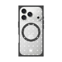 プレミアムスクエアケース with MagSafe［ CASEPLAY Crown dots White - ケースプレイ・クラウン・ドッツ ホワイト ］