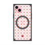 プレミアムスクエアケース with MagSafe［ CASEPLAY Crown dots Red - ケースプレイ・クラウン・ドッツ レッド ］