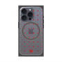 プレミアムスクエアケース with MagSafe［ CASEPLAY Crown dots Red - ケースプレイ・クラウン・ドッツ レッド ］