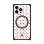 プレミアムスクエアケース with MagSafe［ CASEPLAY Crown dots Red - ケースプレイ・クラウン・ドッツ レッド ］