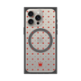 プレミアムスクエアケース with MagSafe［ CASEPLAY Crown dots Red - ケースプレイ・クラウン・ドッツ レッド ］