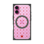 プレミアムスクエアケース with MagSafe［ CASEPLAY Crown dots Red - ケースプレイ・クラウン・ドッツ レッド ］
