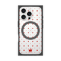 プレミアムスクエアケース with MagSafe［ CASEPLAY Crown dots Red - ケースプレイ・クラウン・ドッツ レッド ］