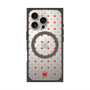 プレミアムスクエアケース with MagSafe［ CASEPLAY Crown dots Red - ケースプレイ・クラウン・ドッツ レッド ］