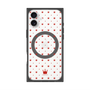 プレミアムスクエアケース with MagSafe［ CASEPLAY Crown dots Red - ケースプレイ・クラウン・ドッツ レッド ］