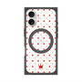 プレミアムスクエアケース with MagSafe［ CASEPLAY Crown dots Red - ケースプレイ・クラウン・ドッツ レッド ］