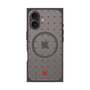 プレミアムスクエアケース with MagSafe［ CASEPLAY Crown dots Red - ケースプレイ・クラウン・ドッツ レッド ］