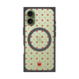 プレミアムスクエアケース with MagSafe［ CASEPLAY Crown dots Red - ケースプレイ・クラウン・ドッツ レッド ］