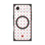 プレミアムスクエアケース with MagSafe［ CASEPLAY Crown dots Red - ケースプレイ・クラウン・ドッツ レッド ］
