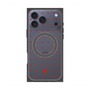 プレミアムスクエアケース with MagSafe［ CASEPLAY Crown dots Red - ケースプレイ・クラウン・ドッツ レッド ］