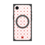 プレミアムスクエアケース with MagSafe［ CASEPLAY Crown dots Red - ケースプレイ・クラウン・ドッツ レッド ］
