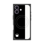 プレミアムスクエアケース with MagSafe［ CASEPLAY Bi-Colors Black & White - ケースプレイ・バイカラー ブラック＆ホワイト ］