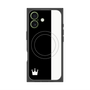 プレミアムスクエアケース with MagSafe［ CASEPLAY Bi-Colors Black & White - ケースプレイ・バイカラー ブラック＆ホワイト ］