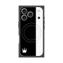 プレミアムスクエアケース with MagSafe［ CASEPLAY Bi-Colors Black & White - ケースプレイ・バイカラー ブラック＆ホワイト ］