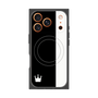 プレミアムスクエアケース with MagSafe［ CASEPLAY Bi-Colors Black & White - ケースプレイ・バイカラー ブラック＆ホワイト ］