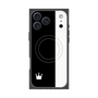 プレミアムスクエアケース with MagSafe［ CASEPLAY Bi-Colors Black & White - ケースプレイ・バイカラー ブラック＆ホワイト ］