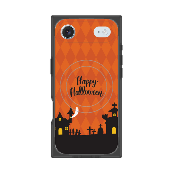 プレミアムスクエアケース with MagSafe［ Halloween World - Orange ］