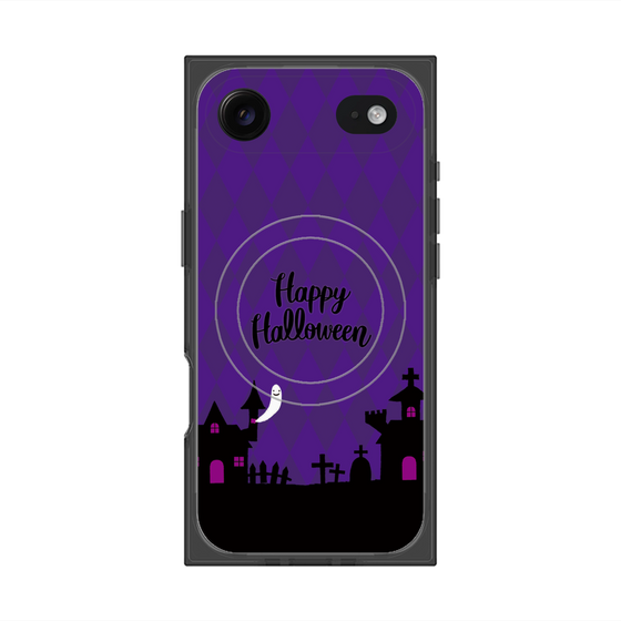 プレミアムスクエアケース with MagSafe［ Halloween World - Purple ］