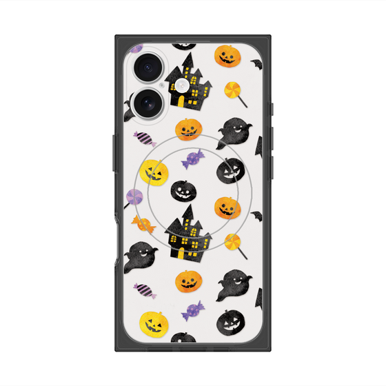 プレミアムスクエアケース with MagSafe［ Halloween Party - White ］