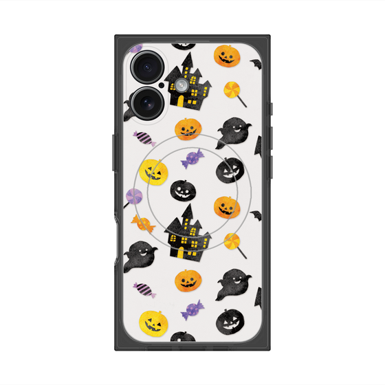 プレミアムスクエアケース with MagSafe［ Halloween Party - White ］