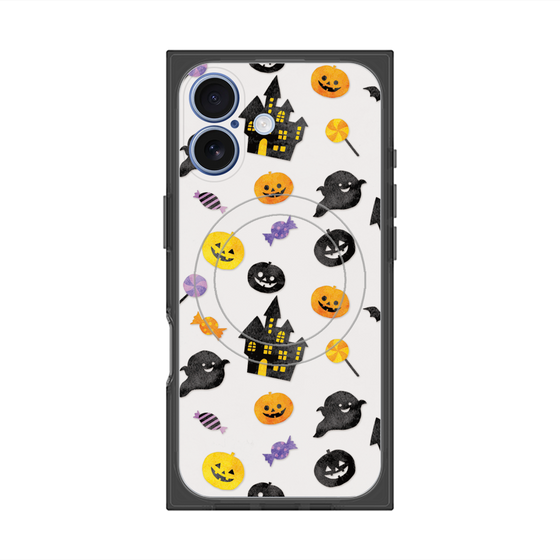 プレミアムスクエアケース with MagSafe［ Halloween Party - White ］