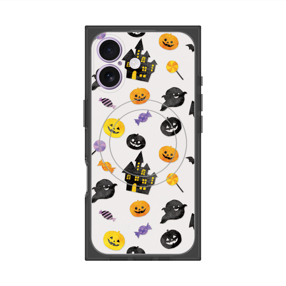 プレミアムスクエアケース with MagSafe［ Halloween Party - White ］