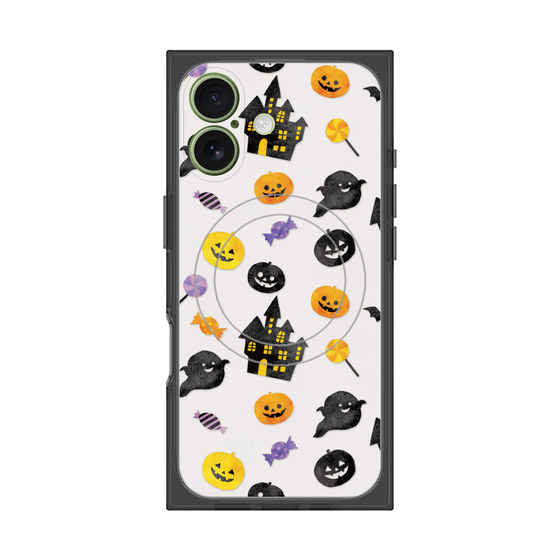 プレミアムスクエアケース with MagSafe［ Halloween Party - White ］