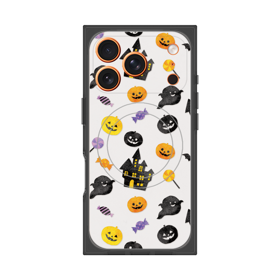 プレミアムスクエアケース with MagSafe［ Halloween Party - White ］