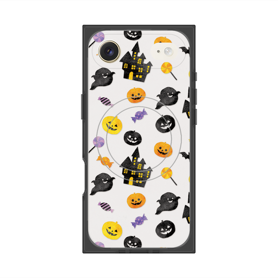 プレミアムスクエアケース with MagSafe［ Halloween Party - White ］