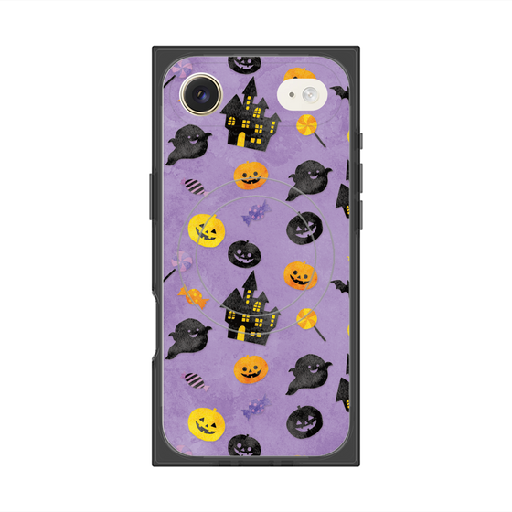 プレミアムスクエアケース with MagSafe［ Halloween Party - Purple ］