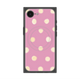 プレミアムスクエアケース with MagSafe［ 水彩ドット・レトロカラー - Pink ］