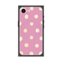 プレミアムスクエアケース with MagSafe［ 水彩ドット・レトロカラー - Pink ］