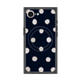 プレミアムスクエアケース with MagSafe［ 水彩ドット・レトロカラー - Navy ］