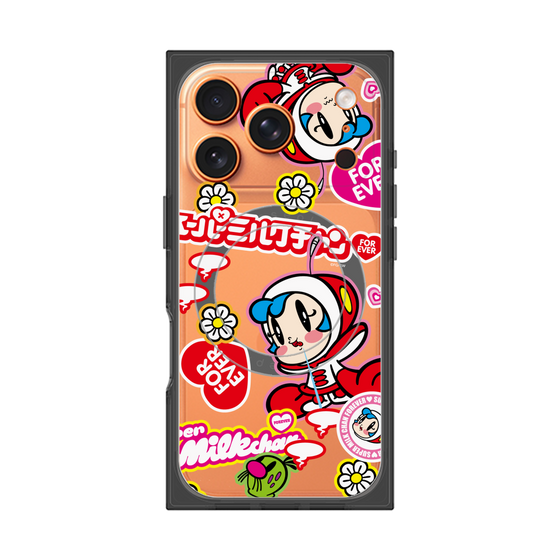 プレミアムスクエアケース with MagSafe［ スーパーミルクチャンFOREVER♥ - ロゴ＆キャラ ］