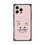 プレミアムスクエアケース with MagSafe［ 食いしん坊なねこ - Pink ］