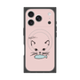 プレミアムスクエアケース with MagSafe［ 食いしん坊なねこ - Pink ］