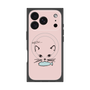 プレミアムスクエアケース with MagSafe［ 食いしん坊なねこ - Pink ］