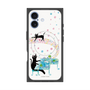 プレミアムスクエアケース with MagSafe［ おかべてつろう - 黒猫クロのとおりみち ］