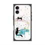プレミアムスクエアケース with MagSafe［ おかべてつろう - 黒猫クロのとおりみち ］