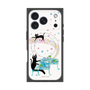 プレミアムスクエアケース with MagSafe［ おかべてつろう - 黒猫クロのとおりみち ］