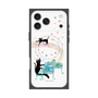 プレミアムスクエアケース with MagSafe［ おかべてつろう - 黒猫クロのとおりみち ］
