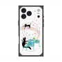 プレミアムスクエアケース with MagSafe［ おかべてつろう - 黒猫クロのとおりみち ］